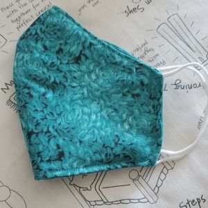 Teal facemask